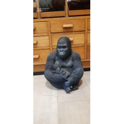 STATUA IN RESINA GORILLA...