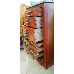 CASSETTIERA VINTAGE IN METALLO