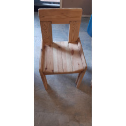 SEDIA SEDUTA LEGNO MASSELLO