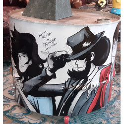 TAVOLO LUPIN CON ROTELLE