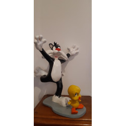 STATUA GATTO SILVESTRO E TITTI