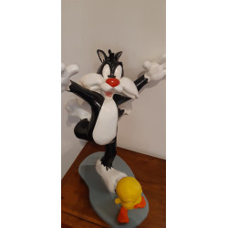 STATUA GATTO SILVESTRO E TITTI