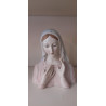 MEZZO BUSTO MADONNA PORCELLANA(MADE IN ITALY)