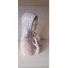 MEZZO BUSTO MADONNA PORCELLANA(MADE IN ITALY)