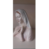 MEZZO BUSTO MADONNA PORCELLANA(MADE IN ITALY)