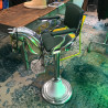 POLTRONA DA BARBIERE  CAVALLUCCIO PER BAMBINI COLORE VERDE
