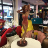 STATUA  PIN UP FIFTIES.  H 88 cm