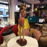 STATUA  PIN UP FIFTIES.  H 88 cm