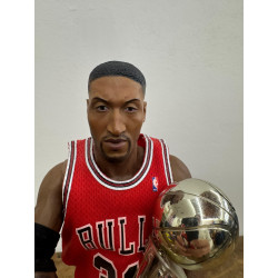 SCOTTIE PIPPEN  CON COPPA, ACTION FIGURE, scala 1:6