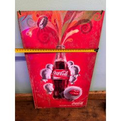 INSEGNA PUBBLICITARIA COCA COLA ANNI 90   PANNELLO