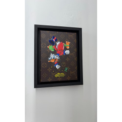 ZIO PAPERONE  quadro di Olga Tkatchenko
