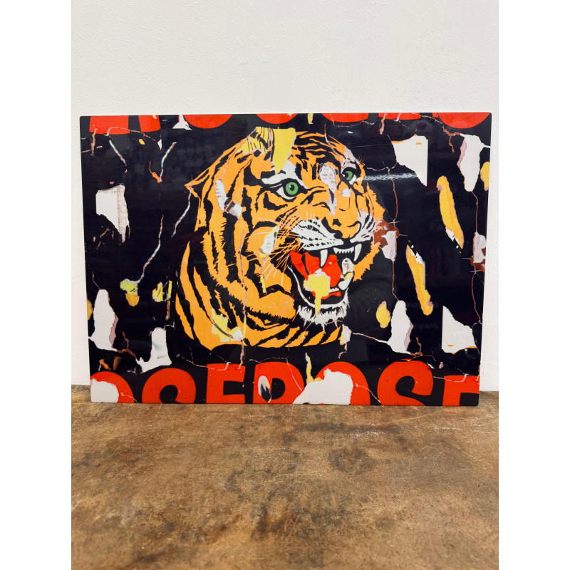La Tigre 1963 - Mimmo Rotella per Zerodisegno, La Tigre 1963 - Mimmo Rotella per Zerodisegno,