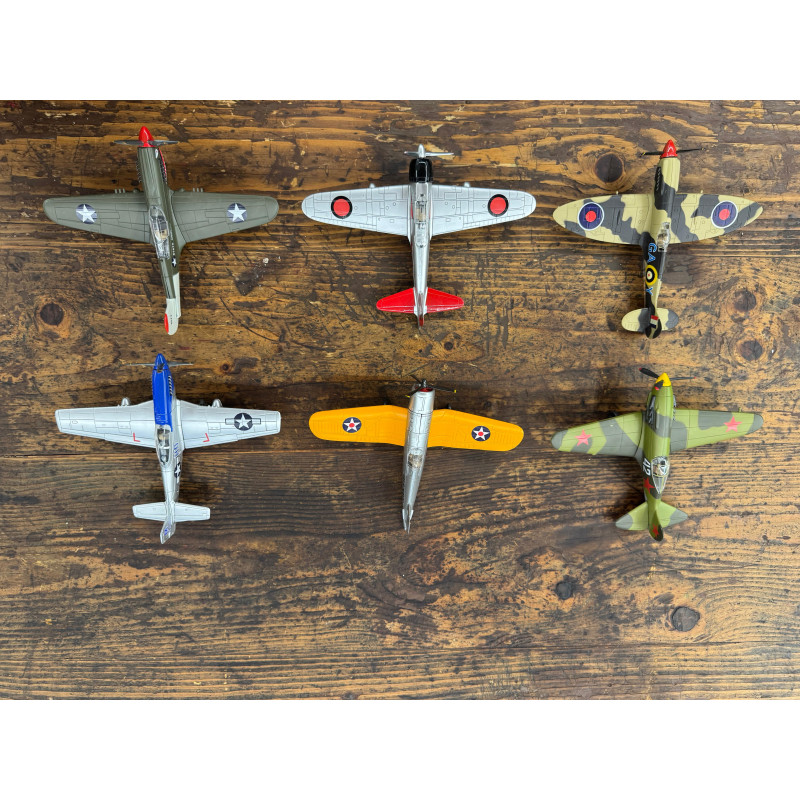 Collezione di 6 aeroplani da guerra Collezione di 6 aeroplani da guerra