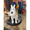 STATUA TINTIN E MILOU IN RESINA,  H 85 cm