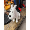 STATUA TINTIN E MILOU IN RESINA,  H 85 cm