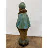 STATUA  IN GESSO INGLESE  SCULTURA PIERROT