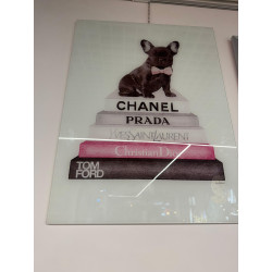 QUADRO IN VETRO CON SERIGRAFIA