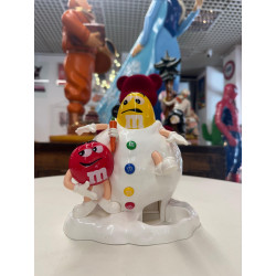 MM M&M's Dispenser palla di neve