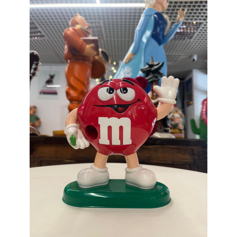 MM M&M's Dispenser caramelle rosso MM M&M's Dispenser caramelle rosso