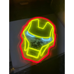 INSEGNA LUMINOSA IRON MAN
