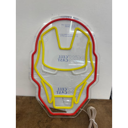 INSEGNA LUMINOSA IRON MAN