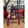CONVERSE, SGABELLO IN LEGNO , COLORE VIOLA
