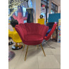 POLTRONA FIORE ROSSA