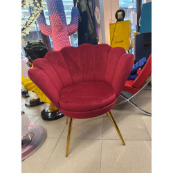 POLTRONA FIORE ROSSA