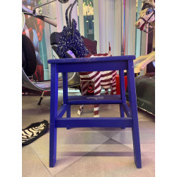 CONVERSE, SGABELLO IN LEGNO , COLORE BLU
