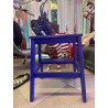 CONVERSE, SGABELLO IN LEGNO , COLORE BLU