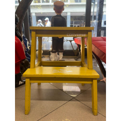 CONVERSE, SGABELLO IN LEGNO , COLORE GIALLO