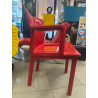 KARTELL, SEDIA COLORE ROSSO