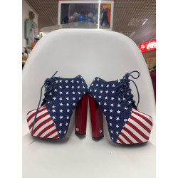 STIVALE, CON STAMPA BANDIERA AMERICANA