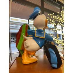 STATUA PAPERINO CON VALIGIA
