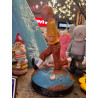 STATUA TINTIN E MILOU  H 42 cm