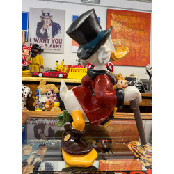 STATUA ZIO PAPERONE CON VALIGIA