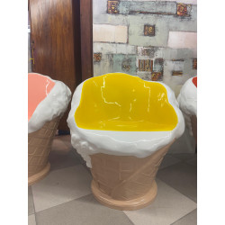 SET COMPLETO - SEDIE GELATO- TAVOLINO