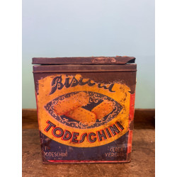 SCATOLA IN LATTA BISCOTTI TODESCHINI