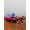 TIN TOY - COUNTRY HORSE CART