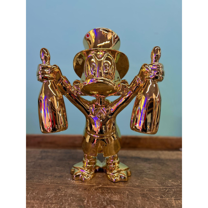 Statua Zio Paperone GOLD