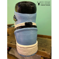 SCARPA - AIR JORDAN 1 North Carolina - 95x60cm
