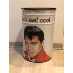 Pouf in latta Elvis Presley...